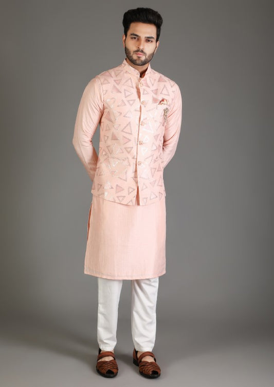 Traiangle Stylish Koti - Kurta Set (Specially Designed)