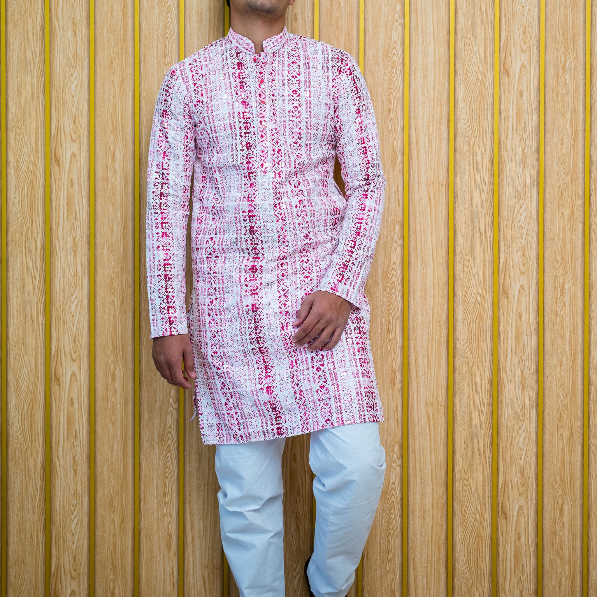 Mirrored Lucknowi Kurta