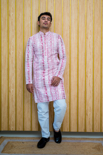 Mirrored Lucknowi Kurta