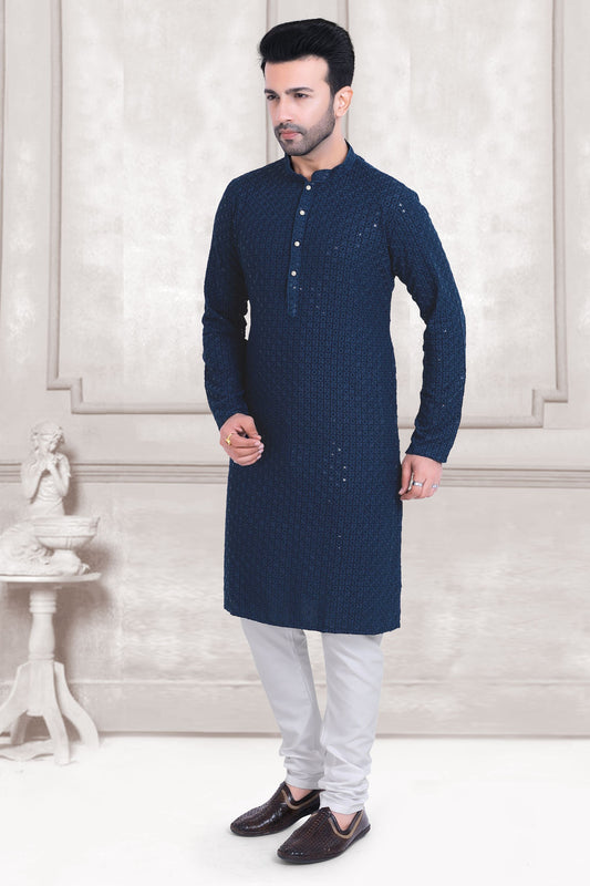 Festive Premium Lucknowi Chikankari Kurta