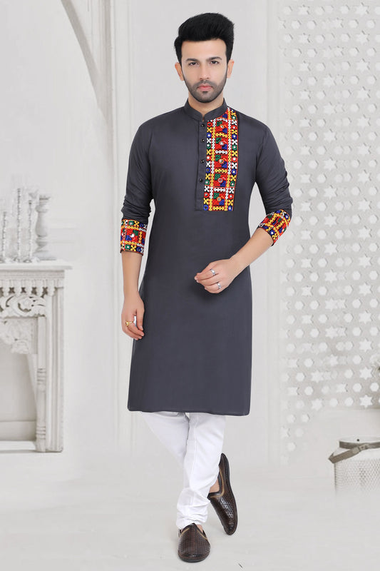 Stylish Kutchi Traditional Men's Kurta