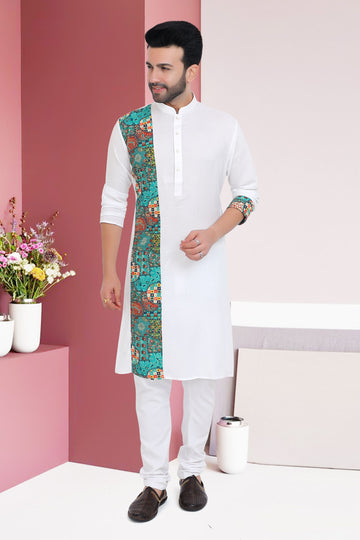 Ajrakh Stylish Kurta For Men