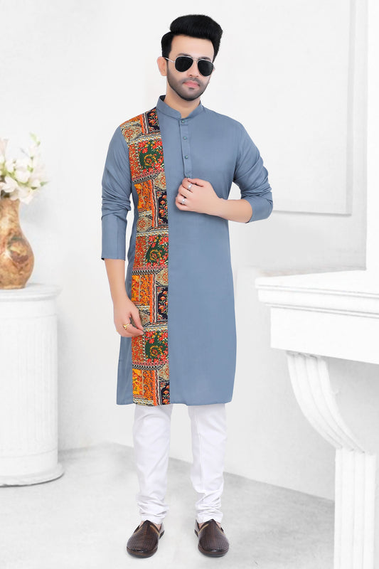 Ajarkh Craft Kurta For Men